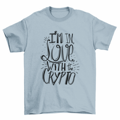 Love crypto t-shirt design