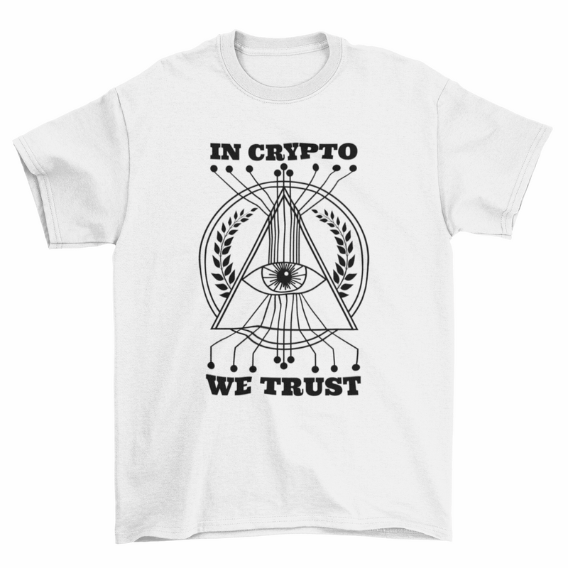 Crypto trust t-shirt deisgn