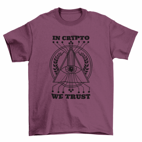 Crypto trust t-shirt deisgn