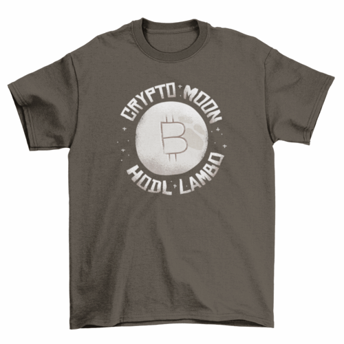 Crypto moon t-shirt