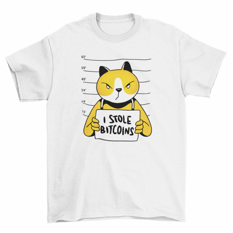 Cat Bitcoin Thief T-shirt