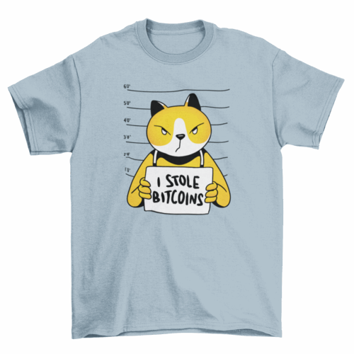 Cat Bitcoin Thief T-shirt