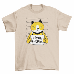 Cat Bitcoin Thief T-shirt