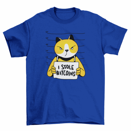 Cat Bitcoin Thief T-shirt