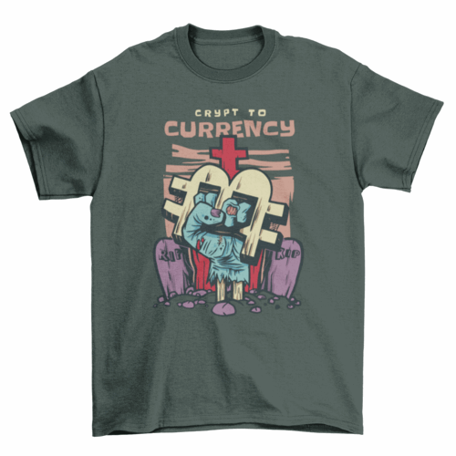 Crypt to currency t-shirt