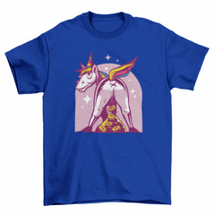 Bitcoin unicorn t-shirt design