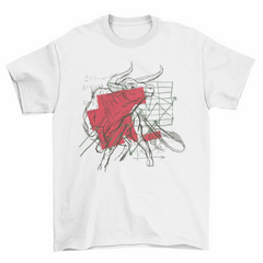 Bull charts t-shirt