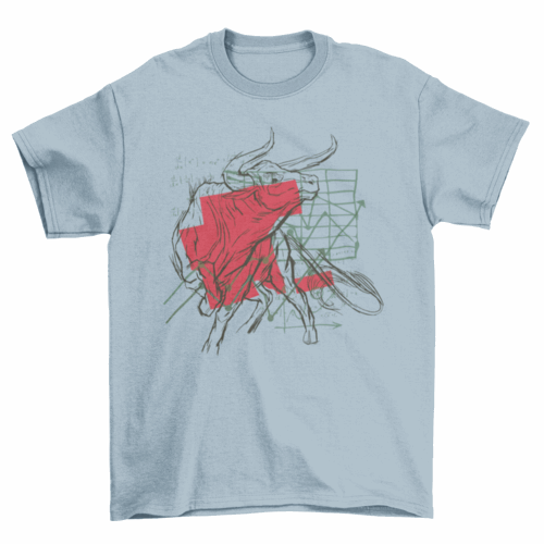 Bull charts t-shirt