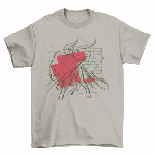 Bull charts t-shirt