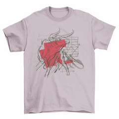 Bull charts t-shirt