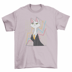 Investor cat t-shirt