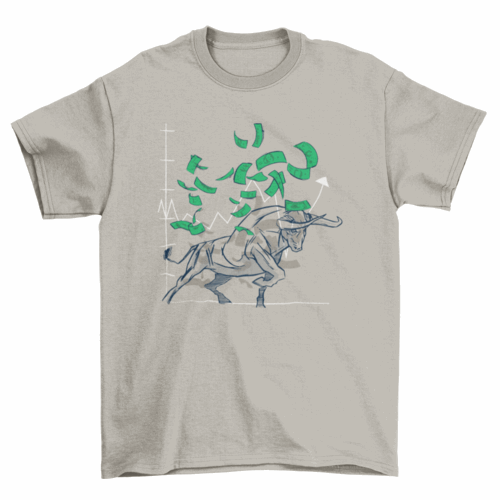 Bull stock market t-shirt