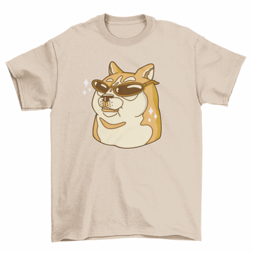 Doge sunglasses t-shirt