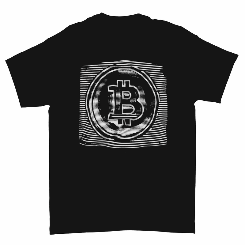 Bitcoin static t-shirt