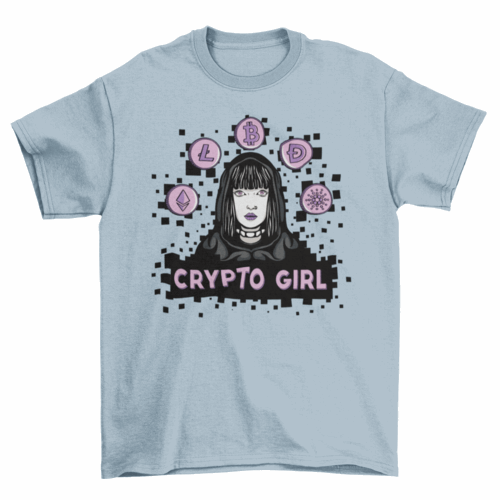 Crypto girl t-shirt