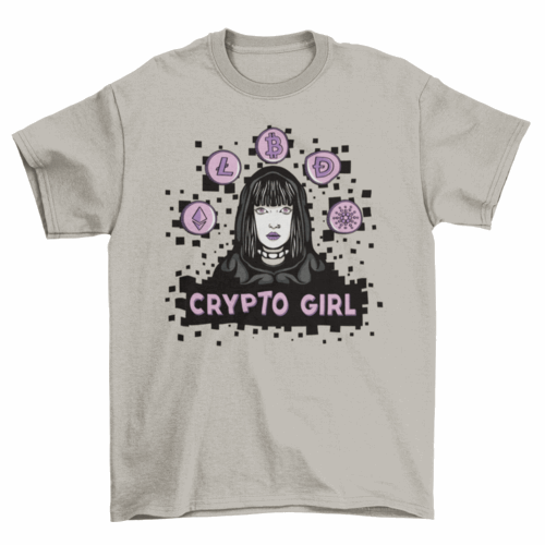 Crypto girl t-shirt