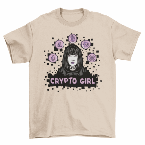 Crypto girl t-shirt