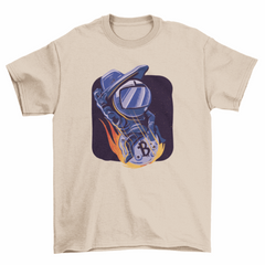 Cowboy astronaut crypto t-shirt