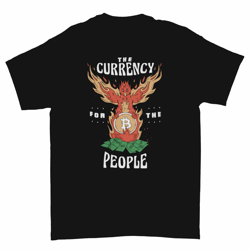 Currency for the people bitcoin t-shirt