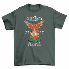 Currency for the people bitcoin t-shirt