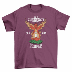 Currency for the people bitcoin t-shirt