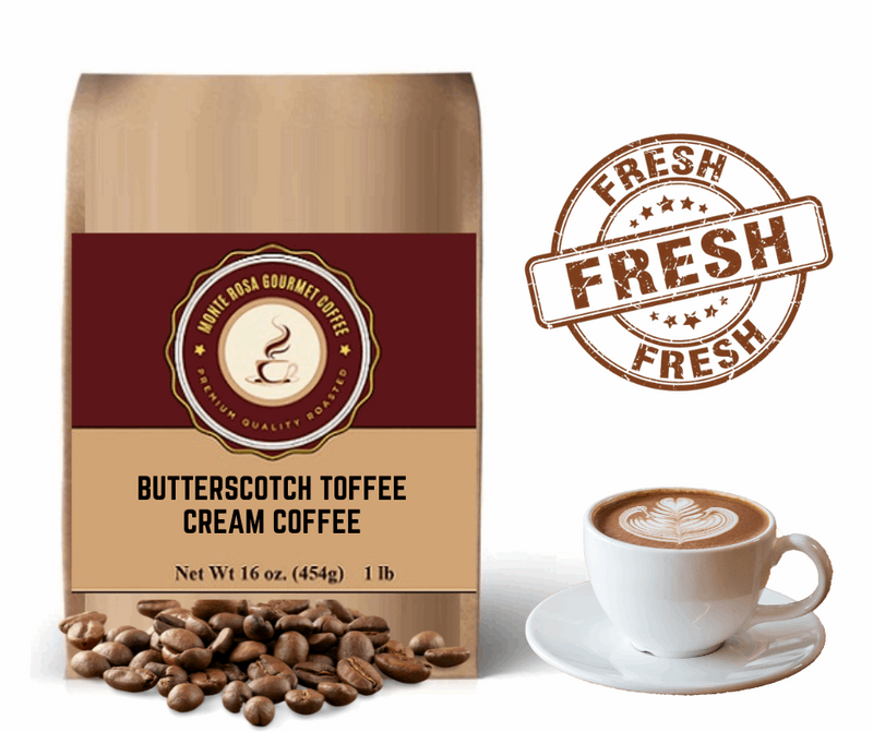 Butterscotch Toffee Cream Flavored Coffee