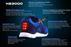 Men's Night Runner Shoes With Built-in Safety Lights