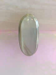 Silver Mother Of Pearl Ring (Oval)