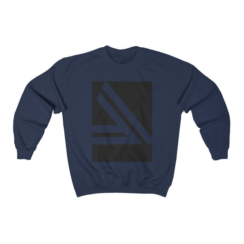 Men's Double Slanted Logo Crewneck Sweatshirt