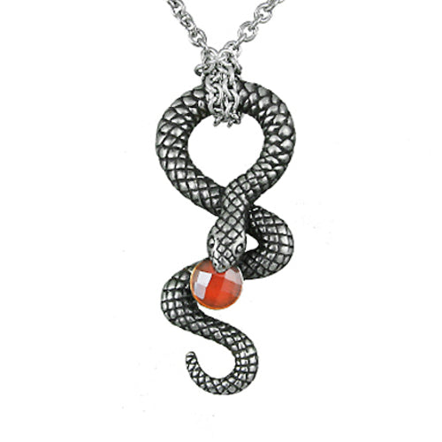 Serpentine - snake with red stone