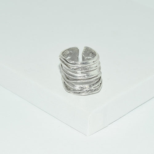 Brushed Ribbon Ring