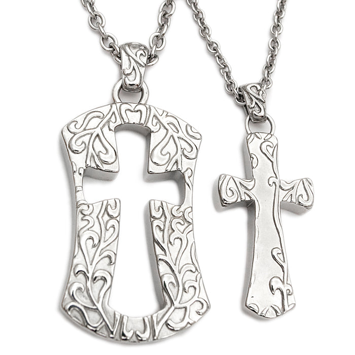 Couple Cross Necklaces