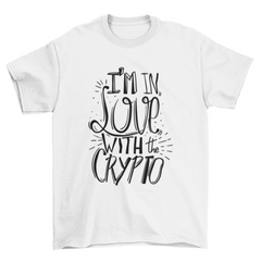 Love crypto t-shirt design