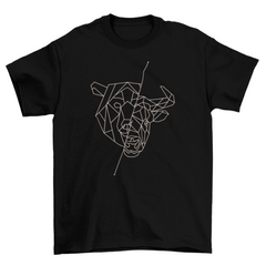 Geometric Bear Bull T-shirt