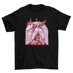 Bitcoin unicorn t-shirt design