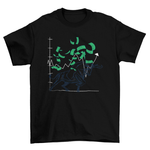 Bull stock market t-shirt