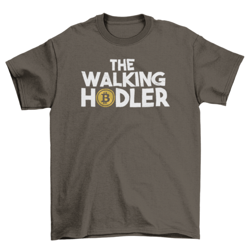 Walking hodler t-shirt