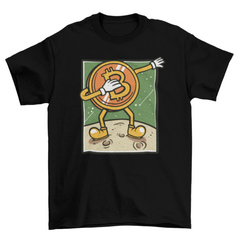 Bitcoin dabbing t-shirt