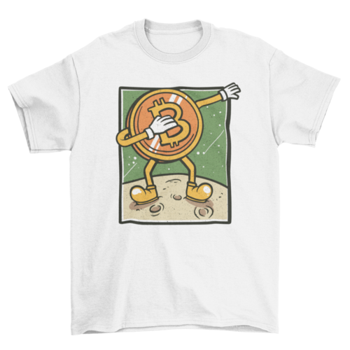 Bitcoin dabbing t-shirt