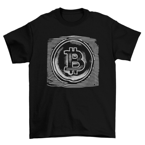 Bitcoin static t-shirt