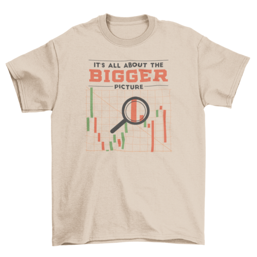 Stock market graph quote t-shirt