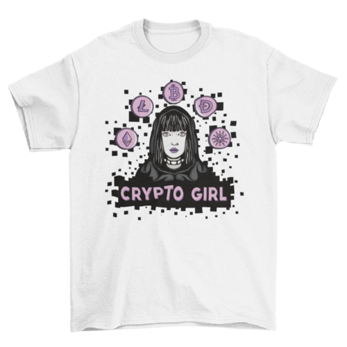 Crypto girl t-shirt