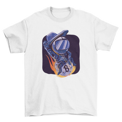 Cowboy astronaut crypto t-shirt