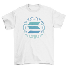 Solana crypto currency symbol t-shirt