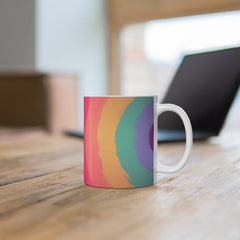 Rainbow Love Wins Mug 11oz