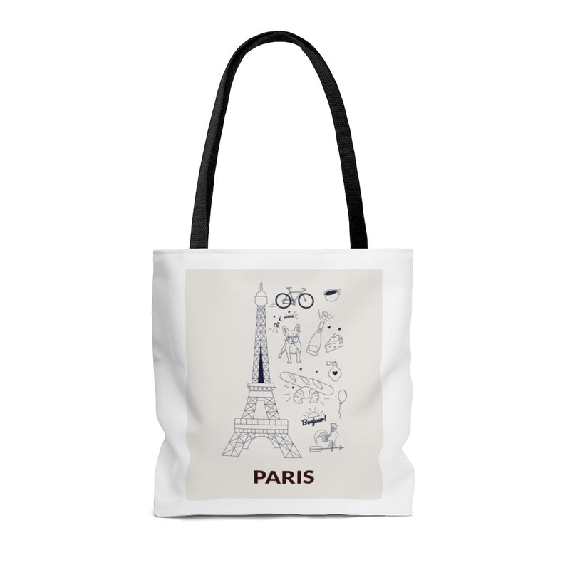 Symbols of PARIS Everyday Tote Bag Medium