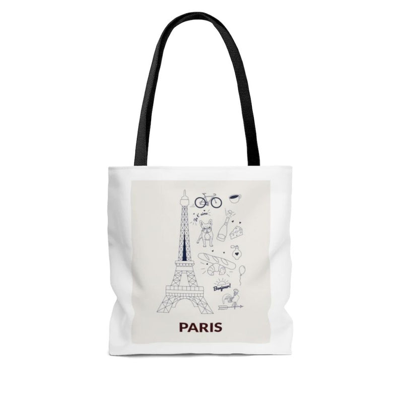 Symbols of PARIS Everyday Tote Bag Medium