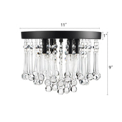 Modern Decorative 4 Light Droplet Hanging Chandelier