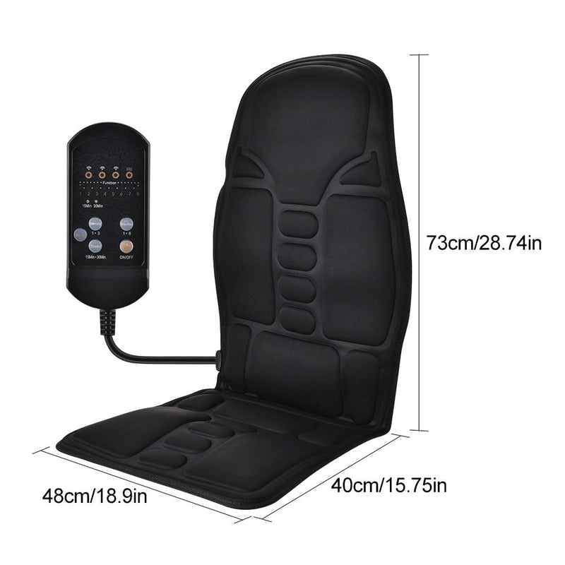 Portable Vibrating Heat Therapy Massage Cushion Mattress | MyVirtualShop.com Portable Vibrating Heat Therapy Massage Cushion Mattress | MyVirtualShop.com