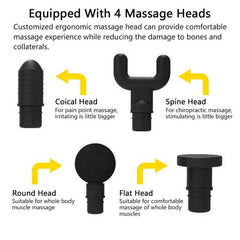 Coseey F9 30 Speeds Premium 6 Heads  Handheld Massager